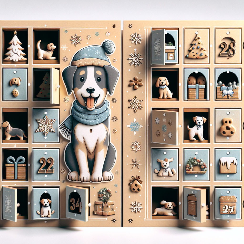 Adventskalender für Hunde vor Weihnachten