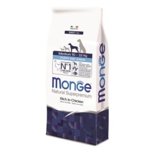 Monge Daily Line Puppy&Junior Medium Huhn 12 kg