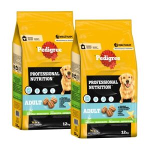 Pedigree Professional Nutrition Adult Geflügel & Gemüse 2x12 kg