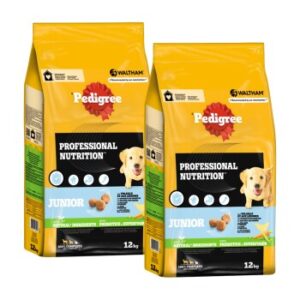 Pedigree Professional Nutrition Junior mit Geflügel und Gemüse 2x12 kg
