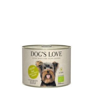 DOG'S LOVE BIO 6x200g Huhn mit Buchweizen & Sellerie