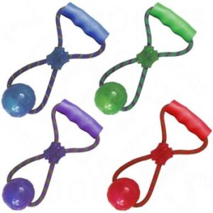 KONG Squeezz Ball mit Hand-Griff L