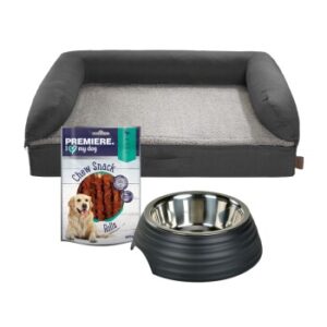 Set Ortho Bed - Ortho Bed + Snack + Napf