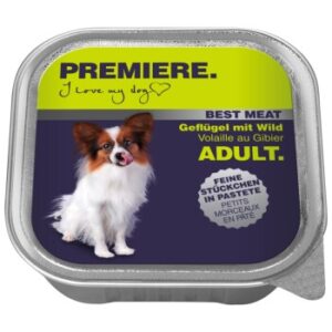 PREMIERE Best Meat Adult Geflügel & Wild 16x100 g