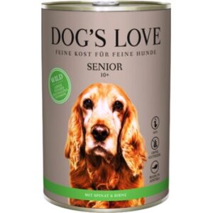 DOG'S LOVE Senior 6x800g Wild und Spinat 6x400 g