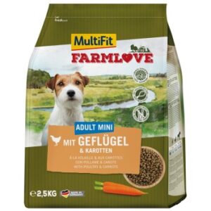 MultiFit Farmlove Mini Geflügel & Karotte 2,5kg