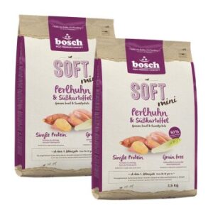 bosch Soft Mini Perlhuhn & Süßkartoffel 2x2.5 kg