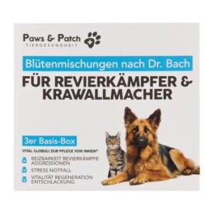 Paws & Patch Blütenmischung 3er Set REVIERKÄMPFER UND KRAWALLMACHER 3x10g