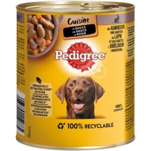 Pedigree Cuisine in Sauce 12x800g Kaninchen