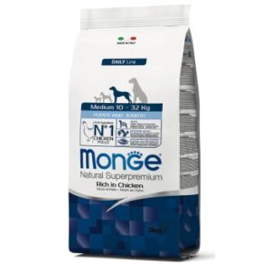 Monge Daily Line Puppy&Junior Medium Huhn 3 kg