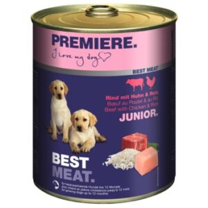 PREMIERE Best Meat Junior Huhn & Rind 12x800 g