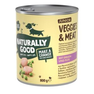 Naturally Good Veggies & Meat Erbsen & Pute 6x800 g