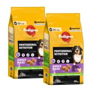 Pedigree Professional Nutrition Adult Maxi >25kg mit Geflügel und Gemüse 2x12 kg