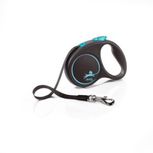 Flexi Black Design Gurt blau S, 5 m, 15 kg