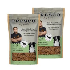 FRESCO M. Rütter Trainingsknöchelchen 2x150g Echt-Fleisch Pferd