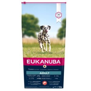 EUKANUBA mit Lachs & Gerste für große Rassen 2x12 kg
