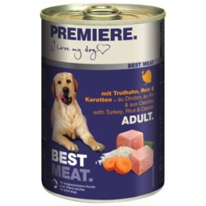 PREMIERE Best Meat Adult Truthahn & Gemüse 6x400 g