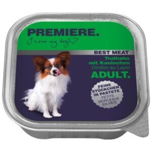 PREMIERE Best Meat Adult Truthahn mit Kaninchen 16x100 g