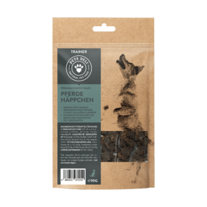 Premium Snacks Trainer für Hunde Pferde Häppchen 90g von Pets Deli