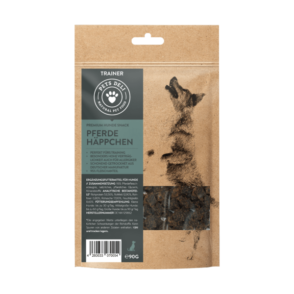 Snack Pferdehäppchen für Hunde - 5 x 90g