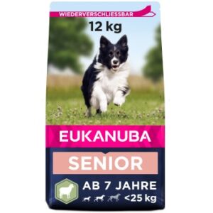 EUKANUBA Senior Small & Medium Breed Lamm & Reis 12 kg