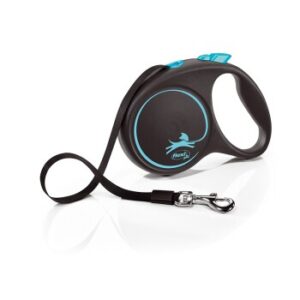Flexi Black Design Gurt blau L, 5 m, 50 kg