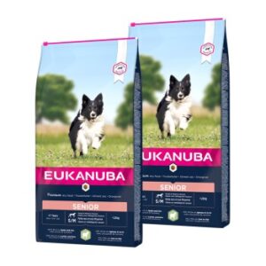 EUKANUBA Senior Small & Medium Breed Lamm & Reis 2x12 kg