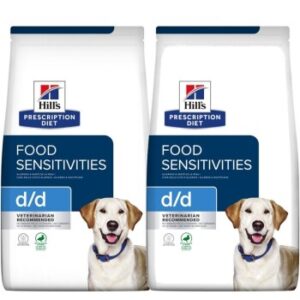 Hill's Prescription Diet d/d Futter bei Allergien, mit Ente und Reis 2x12 kg