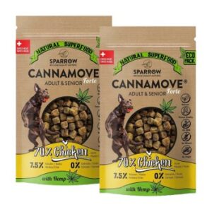 Sparrow CannaMove Forte Snacks 2x200 g