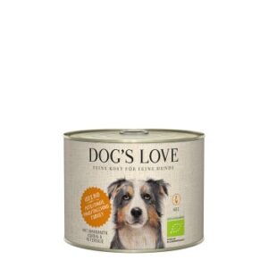 DOG'S LOVE BIO 6x200g Pute mit Amaranth & Kürbis