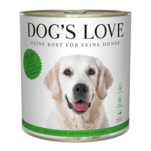 DOG'S LOVE Adult Classic 6x800g Wild mit Kartoffel & Zwetschge