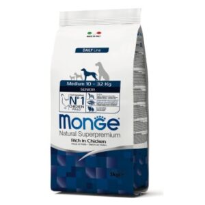 Monge Daily Line Senior Medium Huhn 12 kg