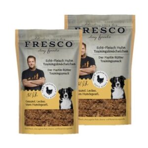 FRESCO M. Rütter Trainingsknöchelchen 2x150g Echt-Fleisch Huhn