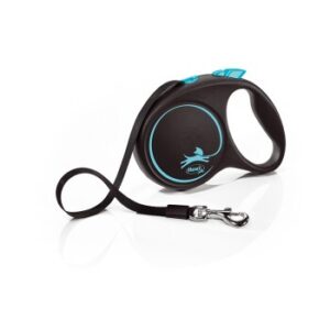 Flexi Black Design Gurt blau M, 5 m, 25 kg