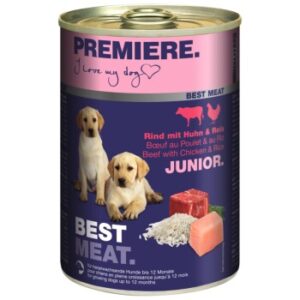 PREMIERE Best Meat Junior Huhn & Rind 12x400 g