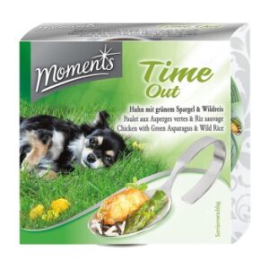MOMENTS Hund Time out (Huhn, grüner Spargel & Wildreis) 10x125g
