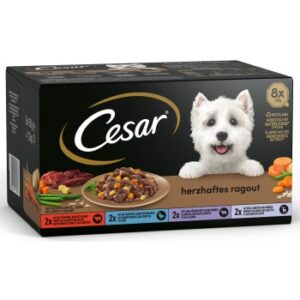 Cesar Herzhaftes Ragout 8x150g