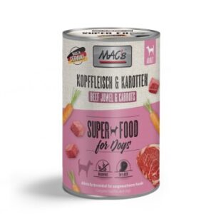 MAC's Nassfutter Hund Adult Kopffleisch & Karotten 6x800 g