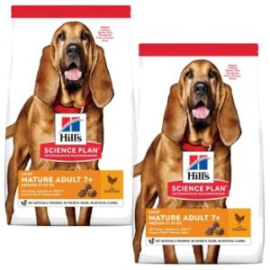 Hill's Science Plan Mature Adult 7+ Senior Light mit Huhn 2x14 kg