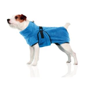 SwissPet Wety Hundebademantel blau XS