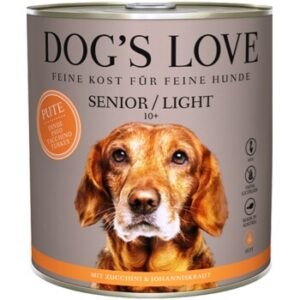 DOG'S LOVE Senior 6x800g Pute mit Zucchini 6x800 g