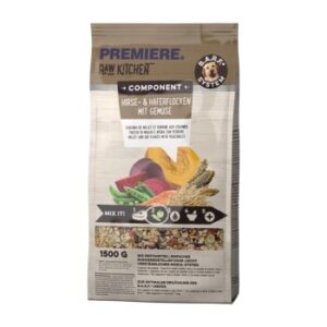 PREMIERE RAW KITCHEN Hirseflocken und Haferflocken mit Gemüse 1,5kg