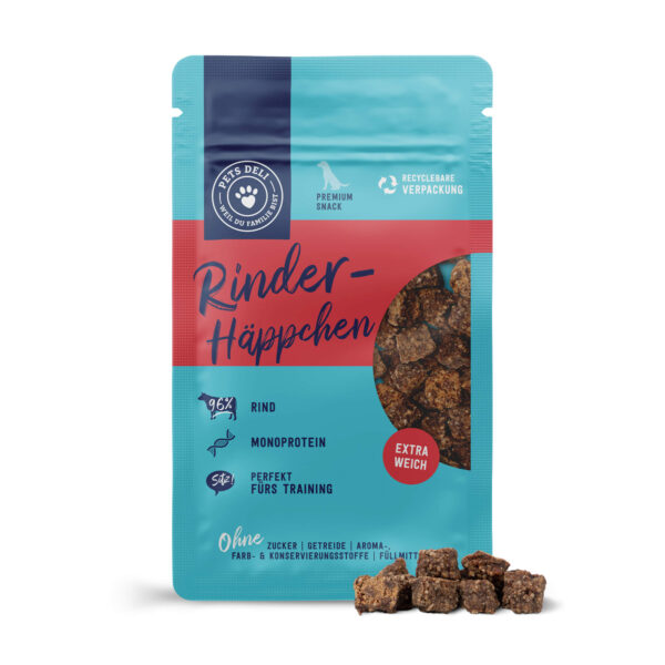 Snack Training Häppchen Rind für Hunde - 5 x 90g