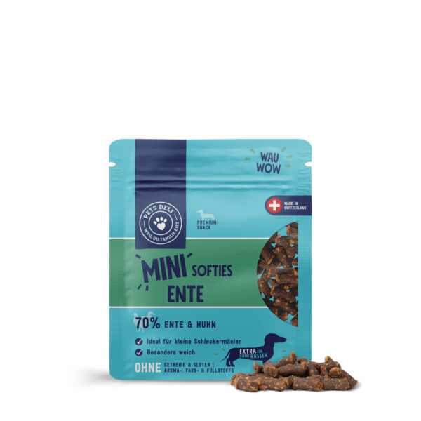 Snack Mini Sensitiv Softies Ente für Hunde - 50g