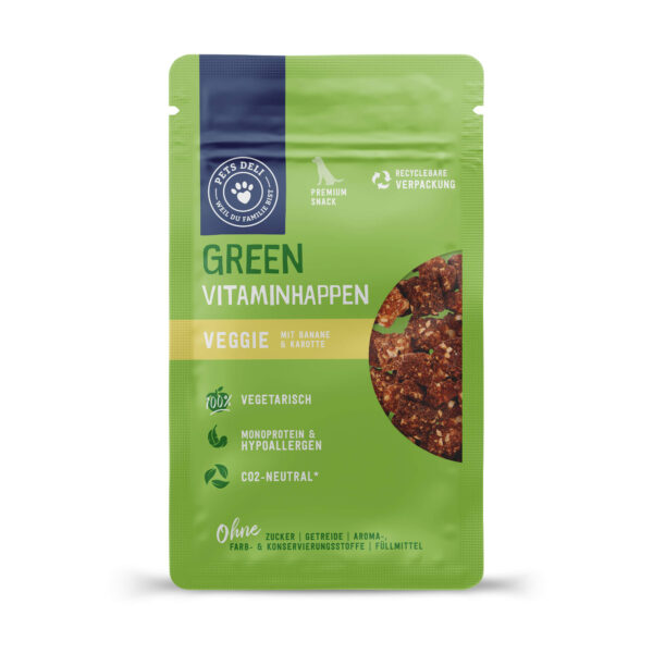 Snack Green Vitaminhappen Veggie mit Banane & Karotte - 80g