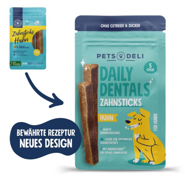 Snack Zahnsticks Huhn für Hunde - 70g