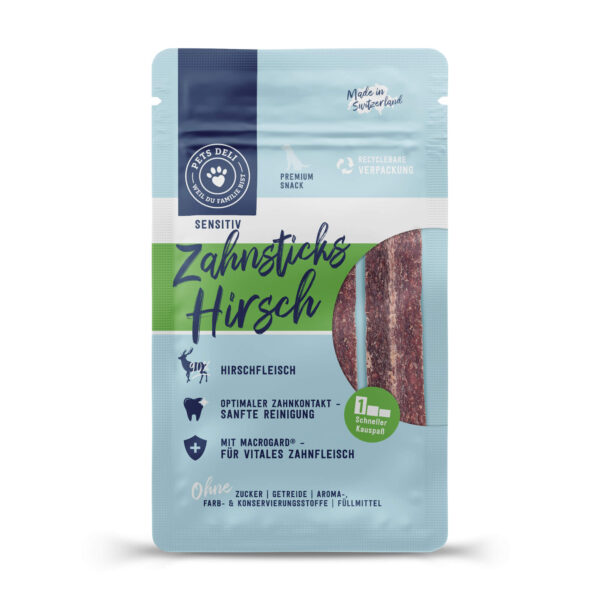 Snack Denta Hirsch Sticks für Hunde - 70g