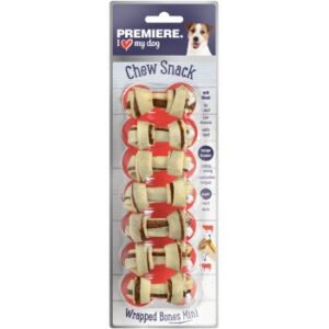 PREMIERE Wrapped Bones Mini Rind 7 Stück