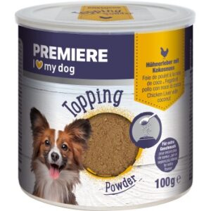 PREMIERE Topping Powder 6x100 g Hühnerleber mit Kososnuss