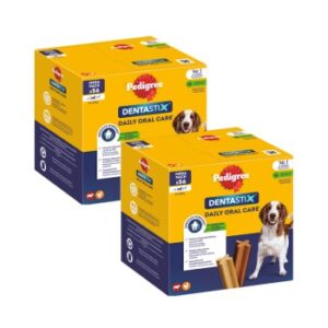 Pedigree Zahnpflege Dentastix Multipack für mittelgroße Hunde 2x56 Stück